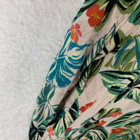 Lost + Wander Womens Luau On The Beach Botton Up Floral Tunic Size M/L NWT 10060 - Picture 5 of 11